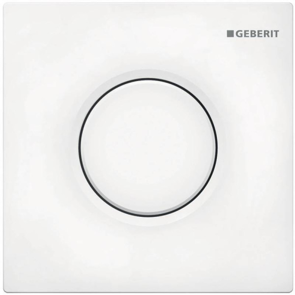 116.011.11.5 HyTroniс, ручной пневмопривод смыва "Sigma 01" для писсуара, белый. Фото 1