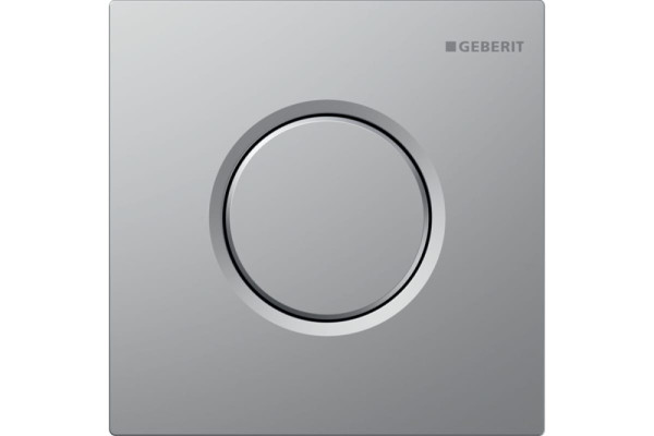 116.011.JQ.5 HyTroniс, ручной пневмопривод смыва "Sigma 01" для писсуара, Матовый хром / Легкоочищаемое покрытие. Фото 1