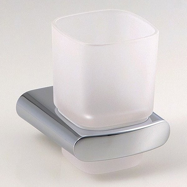 11650019000 ELEGANCE Стакан подвесной, матовый хрусталь, хром. Фото 3