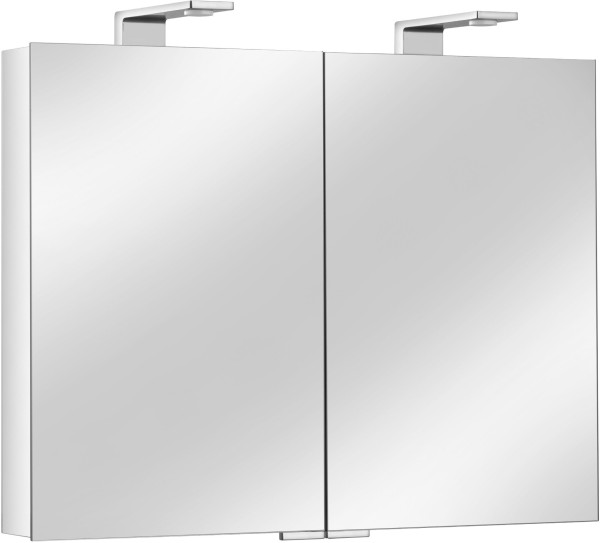 12703171301 ROYAL UNIVERSE Зеркальный шкаф 800х752х143 мм, с подсветкой. Фото 1