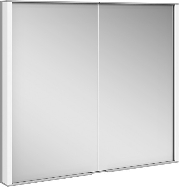 12812171301 ROYAL MATCH Зеркальный шкаф 800х700х150 для встраиваемого монтажа две поворотные зеркальные дверцы из двойного хрустального стекла. Фото 1