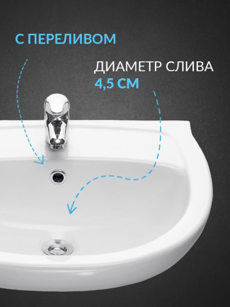 131115S0011B0PDST Умывальник Версия+пьедестал. Фото 2