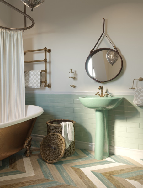 131116S0011B0 Умывальник Виктория с переливом белый 564х453. Фото 5