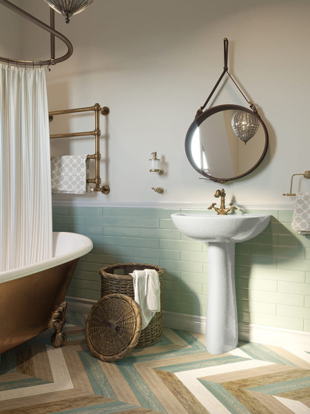 131116S0011B0PDST Умывальник Виктория+пьедестал. Фото 6