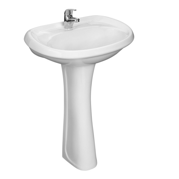 131117S0010B0 Умывальник Воротынский белый 571х446. Фото 2