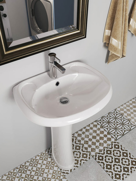 131117S0010B0PDST Умывальник Воротынский+пьедестал. Фото 6