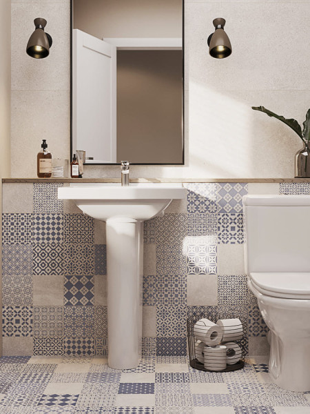 131153S0011B0PDST Умывальник Визит 55+пьедестал. Фото 6