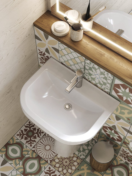 131155S0010B0PDST Умывальник Pro+пьедестал. Фото 6