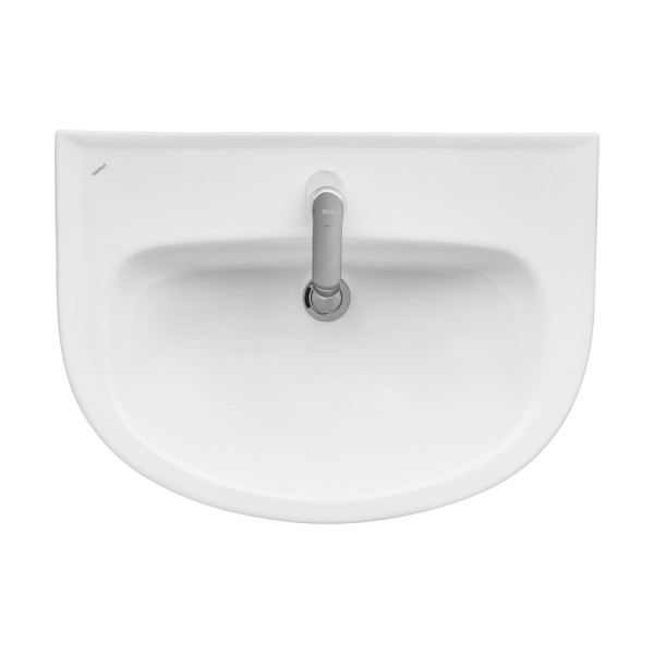 131176S0011B0 Умывальник Прайм с переливом белый (требуются кронштейны 1.8937.0.S99.980.5) 660х480. Фото 1