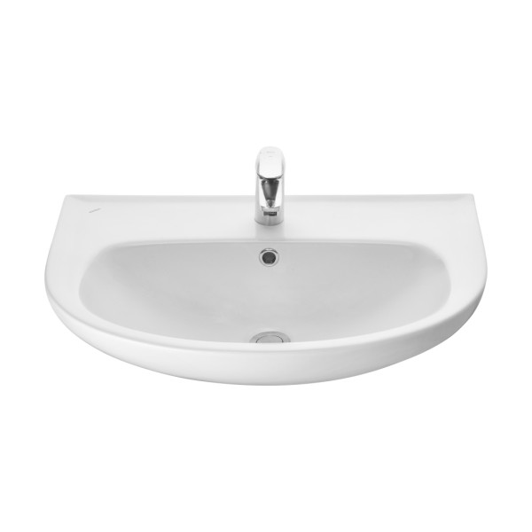 131176S0011B0 Умывальник Прайм с переливом белый (требуются кронштейны 1.8937.0.S99.980.5) 660х480. Фото 2