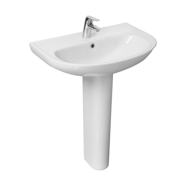 131176S0011B0 Умывальник Прайм с переливом белый (требуются кронштейны 1.8937.0.S99.980.5) 660х480. Фото 3