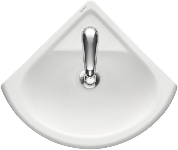 131309S0010B0 Рукомойник Радиан белый угловой 33х405. Фото 2