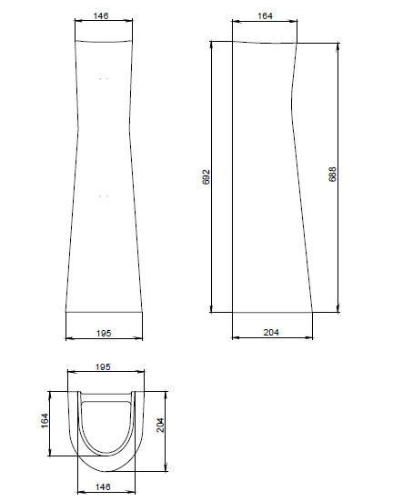 136012S0000B0 Пьедестал Соната, Версия, Pro белый. Фото 3