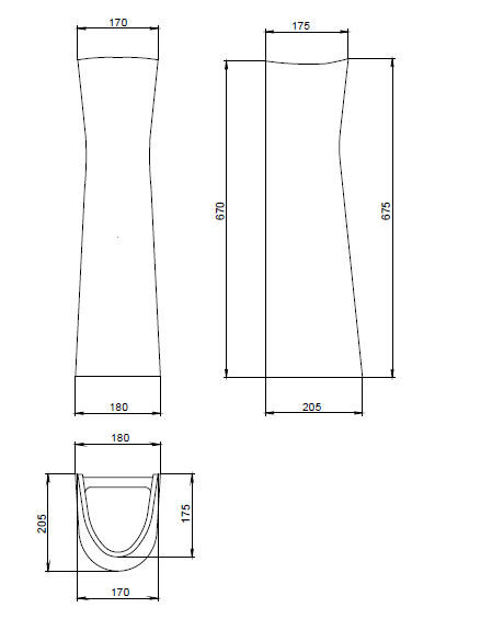 136017S0000B0 Пьедестал Воротынский, Виктория белый. Фото 2