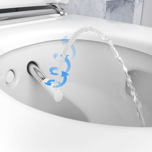 146.214.11.1 AquaClean Mera Comfort подвесной унитаз-биде, белый. Фото 4