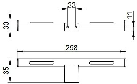 14963010003 PLAN Двойной держатель для туалетной бумаги, хром. Фото 2