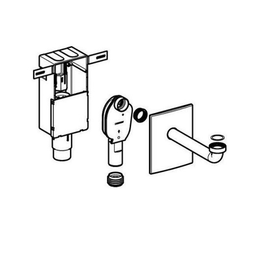 151.120.21.1 сифон внутристенный хром. Фото 3