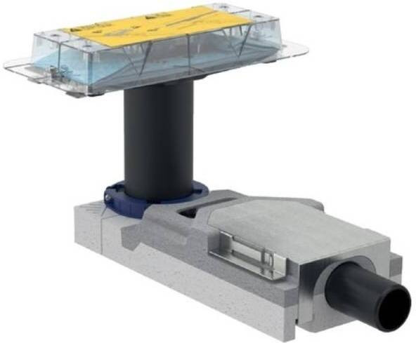 154.152.00.1 CleanLine корпус дренажных каналов, монтажная высота от 65 мм. Фото 1