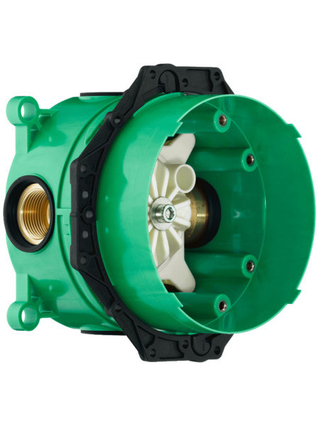 15706000S Set HG Ecostat E Highflow термостатический смеситель для душа (15706000+01800180). Фото 3