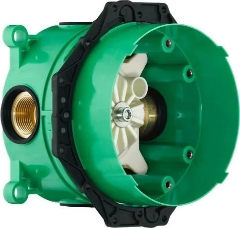 15714000S Set HG Ecostat Square термостатический смеситель для душа (15714000+01800180). Фото 3