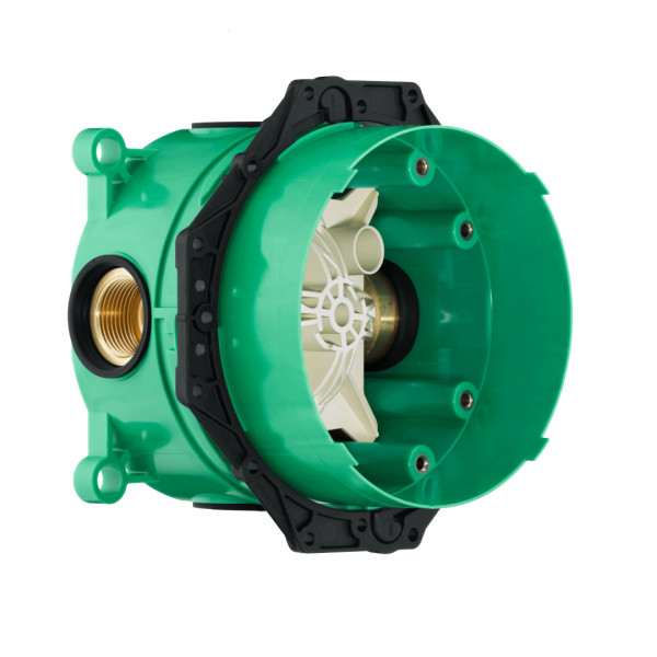 15763670S Set HG Select термостатический смеситель для душа (15763670+01800180), матовый черный. Фото 3