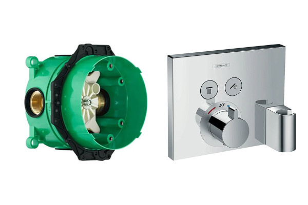 15765000S Set HG ShowerSelect термостатический смеситель (15765000+01800180). Фото 1