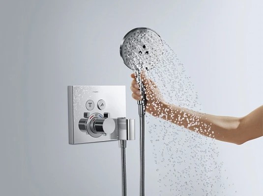 15765000S Set HG ShowerSelect термостатический смеситель (15765000+01800180). Фото 5