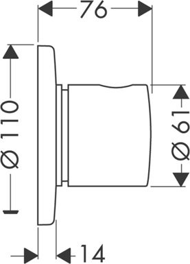 15932000 HG переключатель Trio/Quattro (внешняя часть). Фото 3