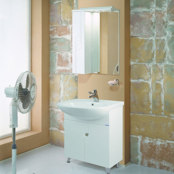 1A007402PD01L Зеркало-шкаф Панда 50 левое. Фото 3