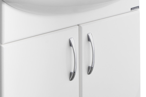 1A1228K1ON010 Набор: 1A122801ON010 Тумба Онда 60 / 131203S0011B0 умывальник Грация с переливом белый 60. Фото 3