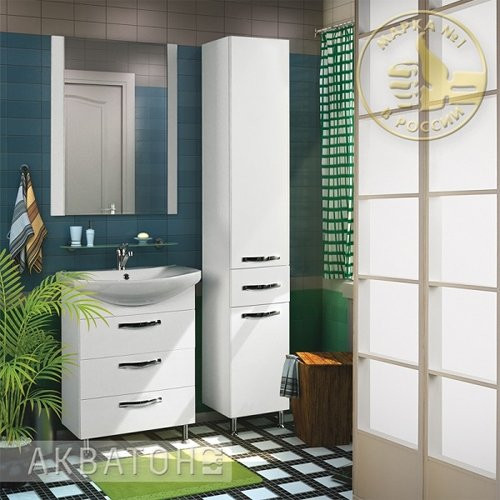 1A1234K0AA010 Набор: 1A123401AA010 Тумба-умывальник Ария 65 Н/ 1WH207782 Раковина Смайл-65. Фото 3