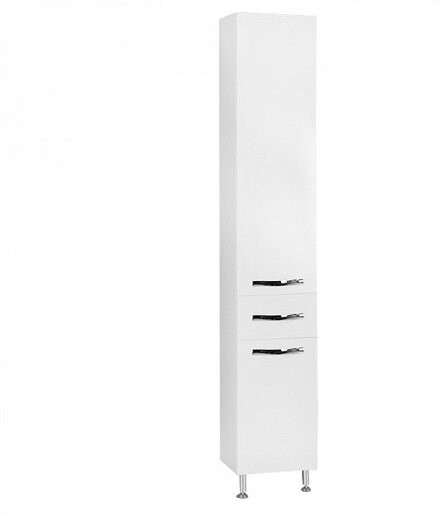 1A124303AA010 Шкаф-колонна Ария Н белый. Фото 1