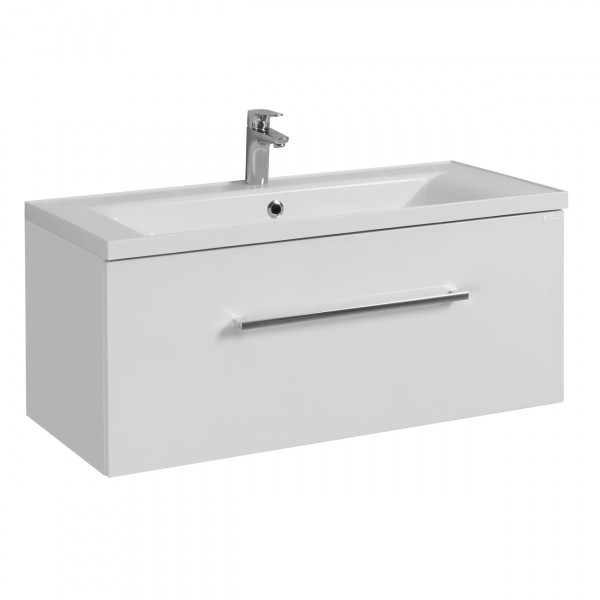 1A1269K5MA010 Набор: 1A126901MA010 Тумба-умывальник Мадрид 100 М / 1A723031AG010 Раковина Айрис 100. Фото 1