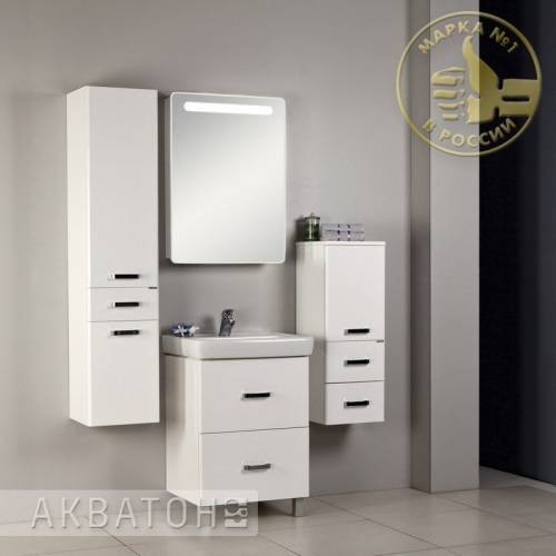 1A1693K1AM010 Набор: 1A169301AM010 Тумба-умывальник Америна 70 Н/ 1WH302083 Раковина Тигода. Фото 3