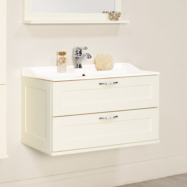 1A1870K0LBPS0 Набор: 1A187001LBPS0 Тумба-умывальник Леон 65 Дуб белый/ 1A708731FB010 Раковина Фабиа 650. Фото 4