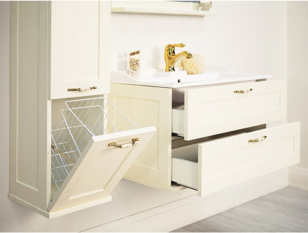 1A1870K0LBPS0 Набор: 1A187001LBPS0 Тумба-умывальник Леон 65 Дуб белый/ 1A708731FB010 Раковина Фабиа 650. Фото 5