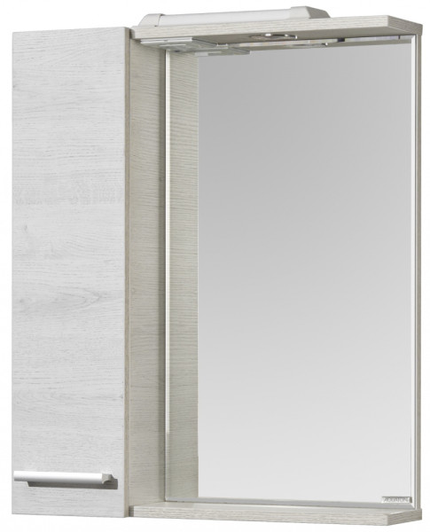 1A205102RSC2L Зеркало-шкаф Ронда 60 Дуб Сомерсет. Фото 1