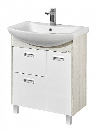 1A2087K1BAC20 Набор: 1A208701BAC20 Тумба-умывальник Бекка 70/ 1WH207776 Раковина Балтика 70. Фото 1