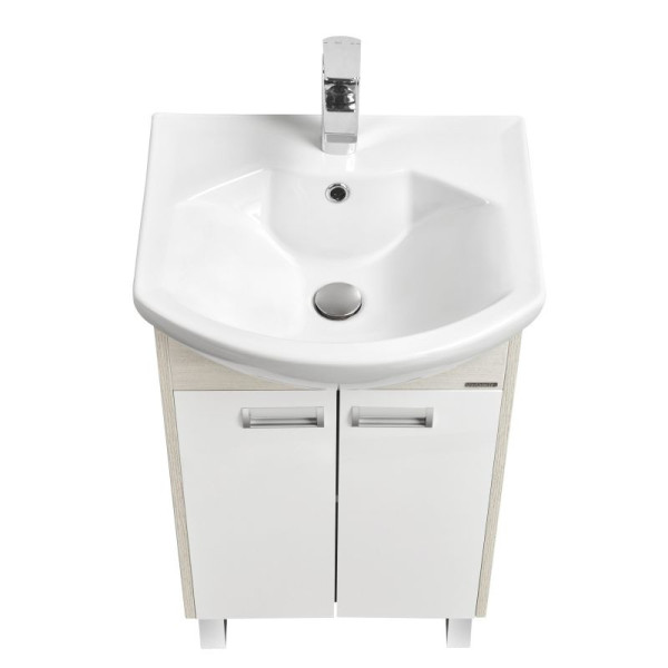 1A2108K1BAC20 Набор: 1A210801BAC20 Тумба-умывальник Бекка 50/ 1WH207781 Раковина Смайл 50. Фото 3