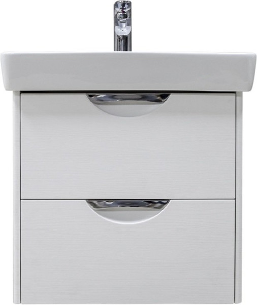 1A2118K1SIW70 Набор: 1A211801SIW70 Тумба-умывальник Сильва 60 Дуб Полярный/ 1WH302186 Раковина Нео 60. Фото 1