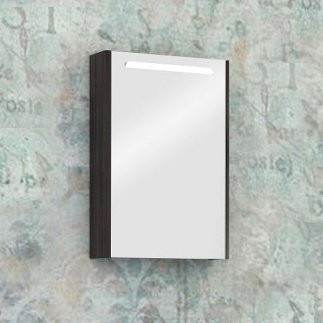 1A215502SIW5L Зеркальный шкаф Сильва 50 Дуб Макиато. Фото 1