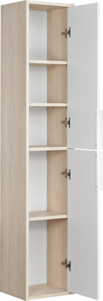 1A216603RIB90 Шкаф-колонна Рико Белый/Ясень фабрик. Фото 4