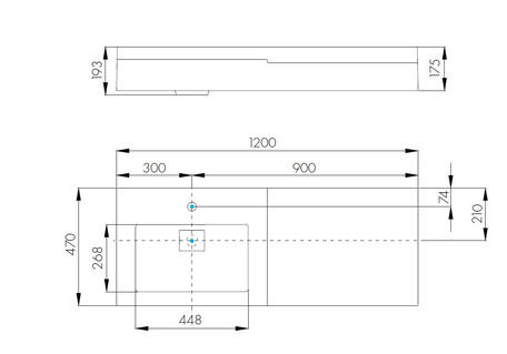 1A2197K1SKW80 Набор: 1A219701SKW80 Тумба-умывальник Сакура 120/ 1A71893KSK010 Раковина Сакура 1200 белая. Фото 3