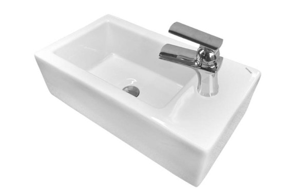 1A2216K1EAD80 Набор: 1A221601EAD80 Тумба-умывальник Эмма Белый/Дуб Навара/ 1WH301972 раковина Эрис 46. Фото 2