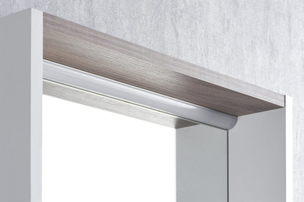 1A221702BBAZ0 Зеркальный шкаф Бэлла Белый/Джара. Фото 4