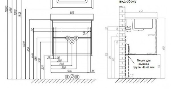 1A2266K1RN010 Набор: 1A226601RN010 Тумба-умывальник Римини 60 NEW / 732799E000 Раковина VICTORIA-N 600. Фото 2