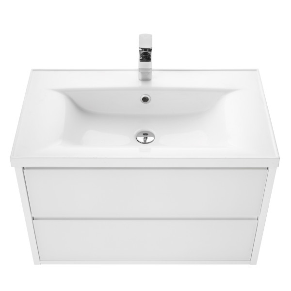 1A2267K3RN010 Набор: 1A226701RN010 Тумба-умывальник Римини 80 NEW / 1A722931AG010 Раковина Айрис 80. Фото 3