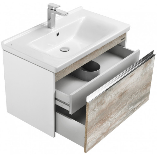 1A2302K1KPDA0 Набор: 1A230201KPDA0 Тумба-умывальник Капри 80 Бетон Пайн/ 1WH302251 Раковина Миранда 80. Фото 3