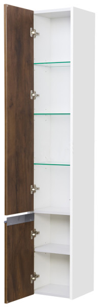 1A230503KPDBL Шкаф-колонна Капри лев. Таксония темная. Фото 4