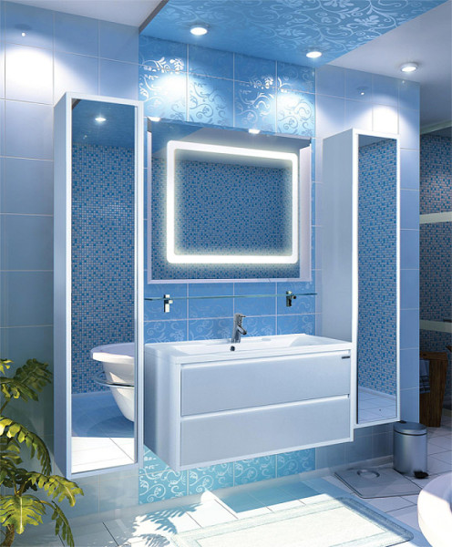 1A232703RN010 Шкаф-колонна подвесная Римини new. Фото 5